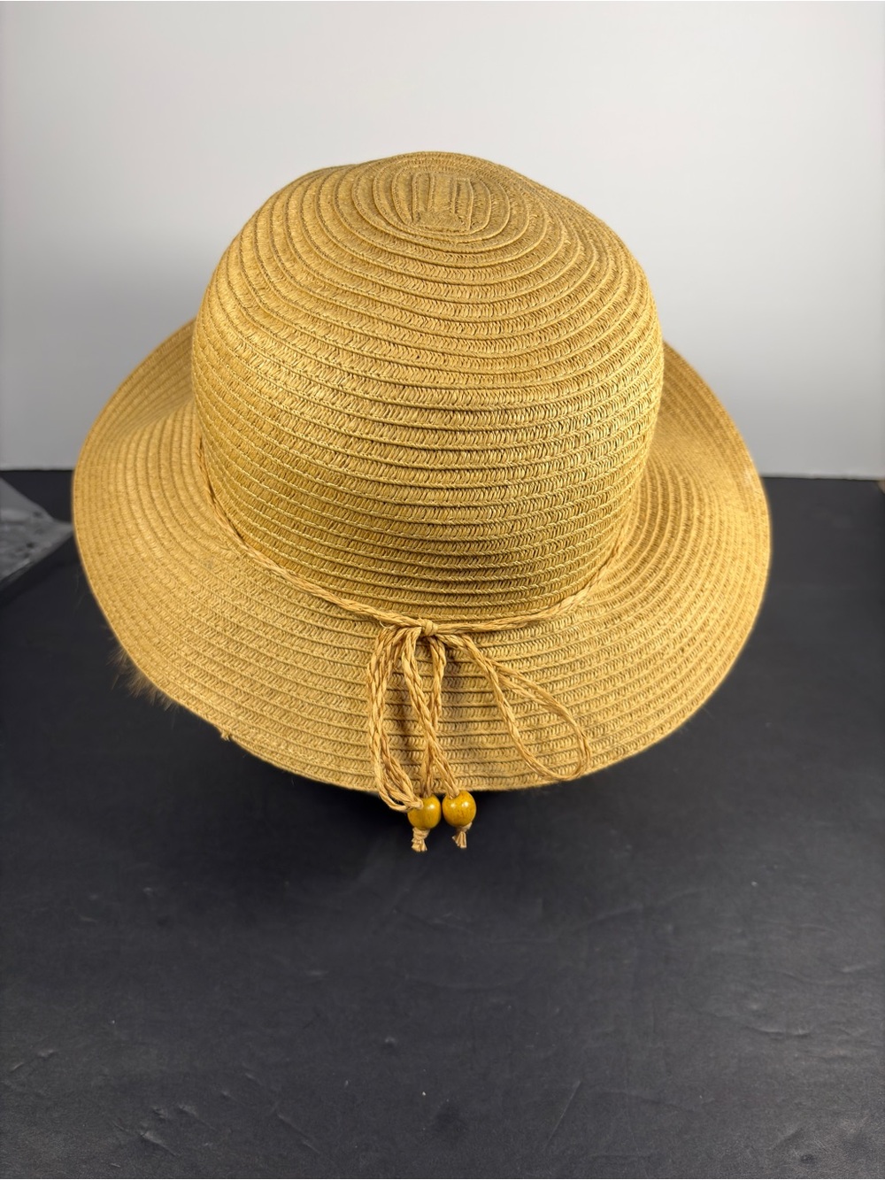 August Hats Women’s Boho Braided Straw Sun Hat Tan One size Adjustable